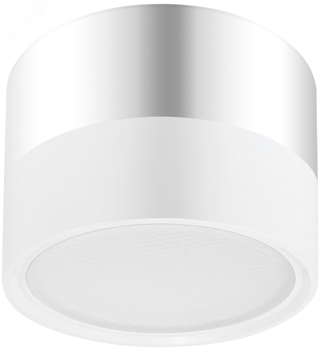 Фото товара OL7 GX53 WH/CH Подсветка Накладной под лампу Gx53, алюминий, цвет белый+хром (40/1200) Б0048533