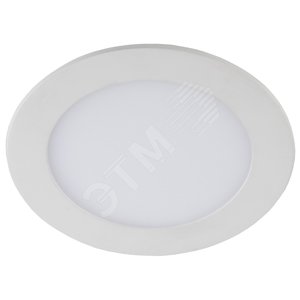 Фото товара LED 1-6-4K Светильник светодиодный круглый LED 6W 220V 4000K (40/1120) Б0017486