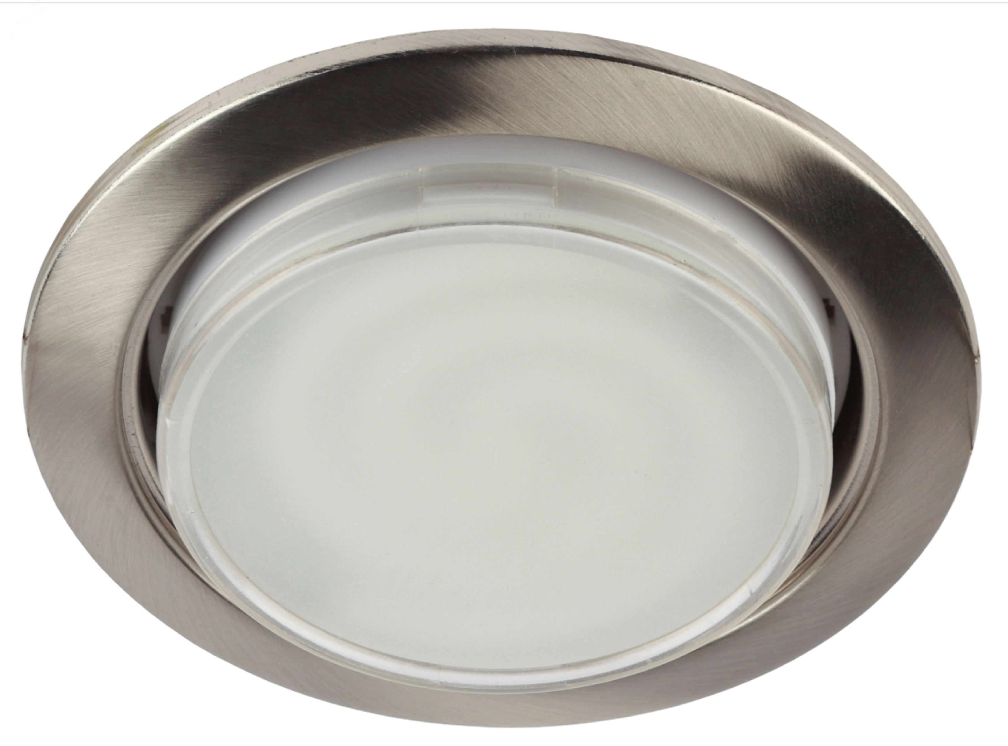 Фото товара KL35 SN /1 (к) Светильник под лампу Gx53,220V, 13W,сатин никель (80/1680) Б0048943