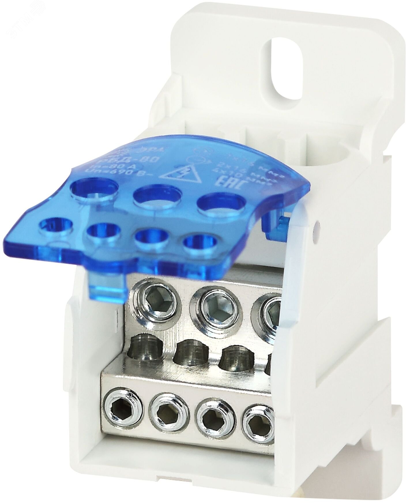 Блок распределительный на DIN-рейку NO-122-39 РБД-80А Б0051113