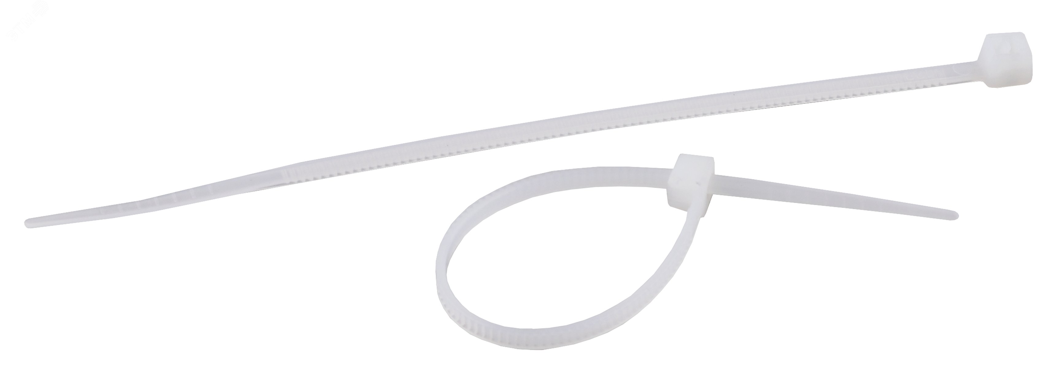 NO-KS0-45 Кабельная стяжка морозостойкая 4x200 цвет белый (упак. 100 штук) (200/4000) Б0043914