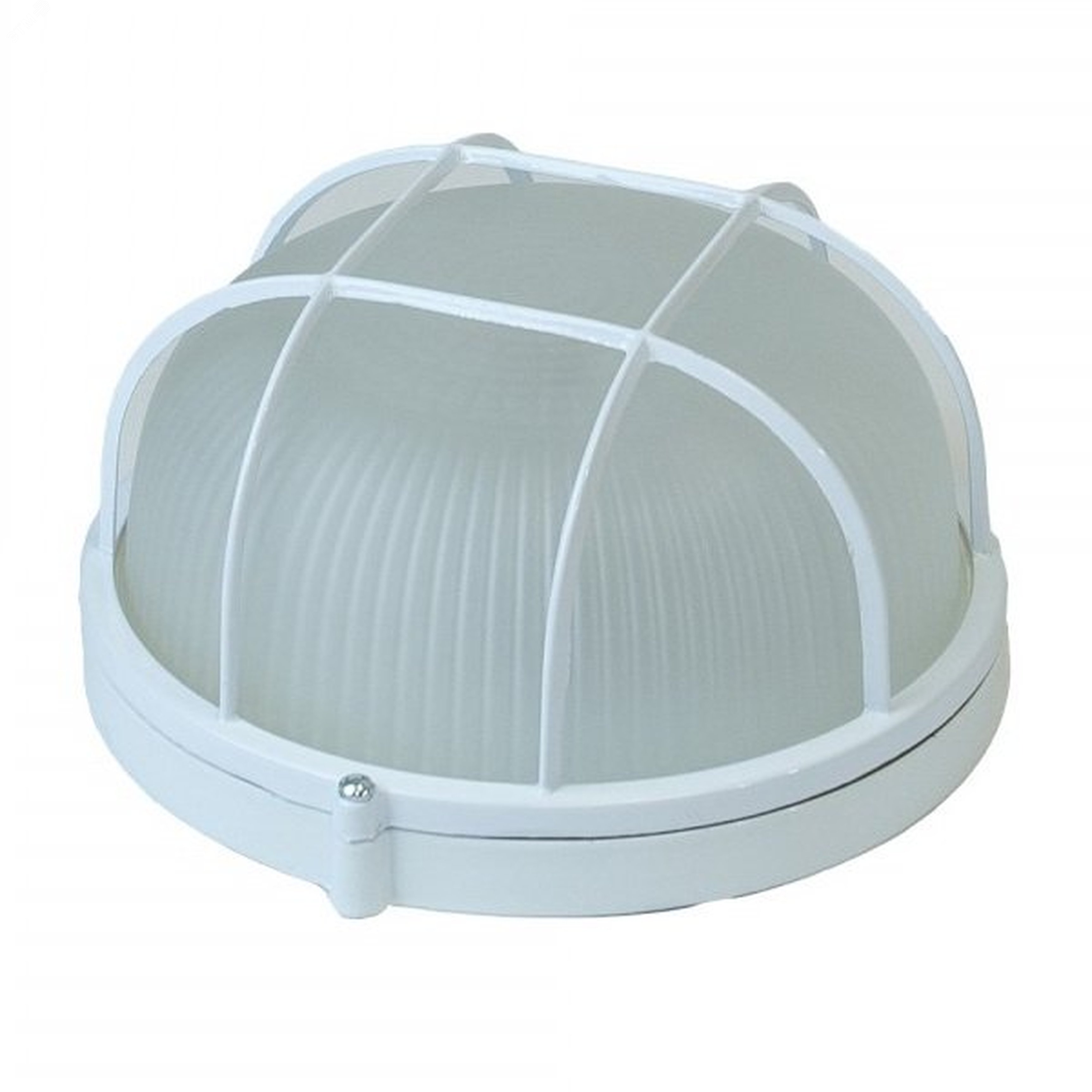 Светильник НБП 03-60-002 Акватермо алюминий/стекло решетка IP54 E27 max 60Вт D176 круг белый Б0048421