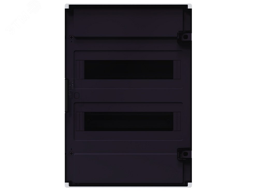 Щит распределительный навесной с пластиковой черной прозрачной дверцей на 24 модуля, OptiBox Pro 24-NKR-IP40 379798