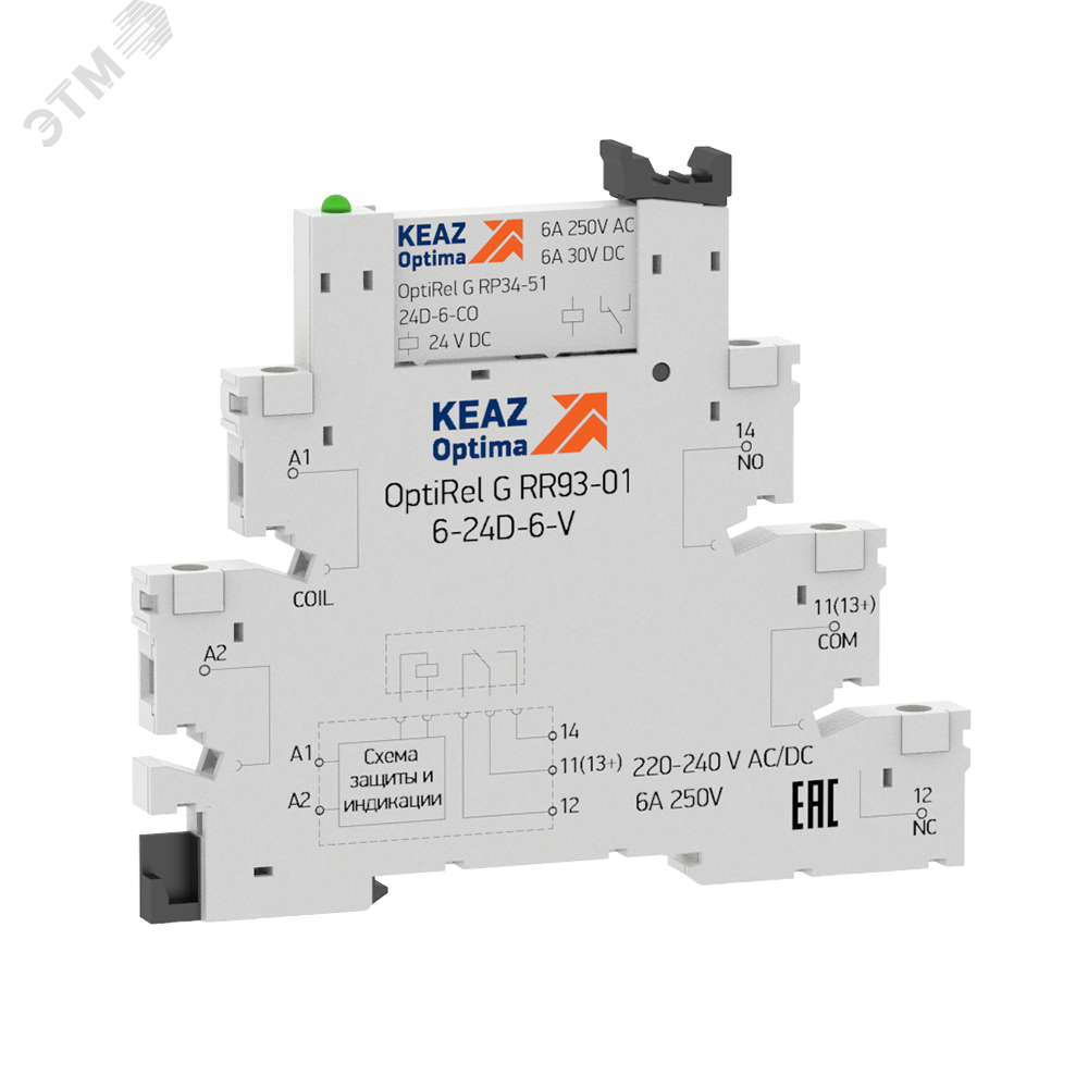 Релейный модуль OptiRel G RM38-51-220-240U-6-V-CO 282945