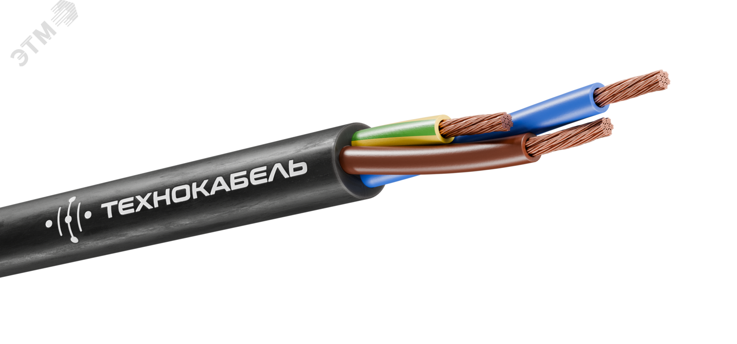 Кабель силовой КГВВнг(А)-LS 3Х1.5 (N. PE)-0.660 ТРТС 00-00149720