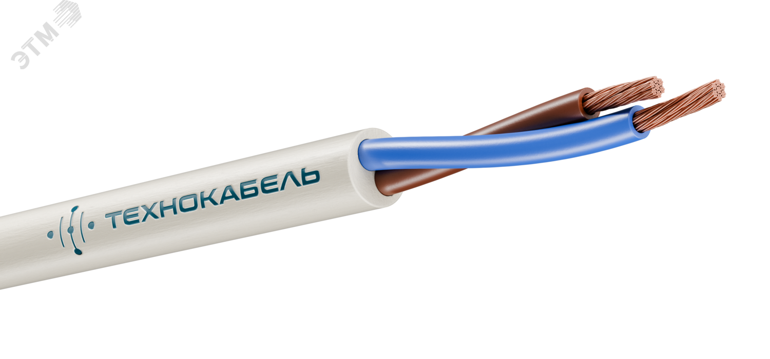 Провод ПВС 2х1.5 380В Б (бухта) (м) 00-00148627