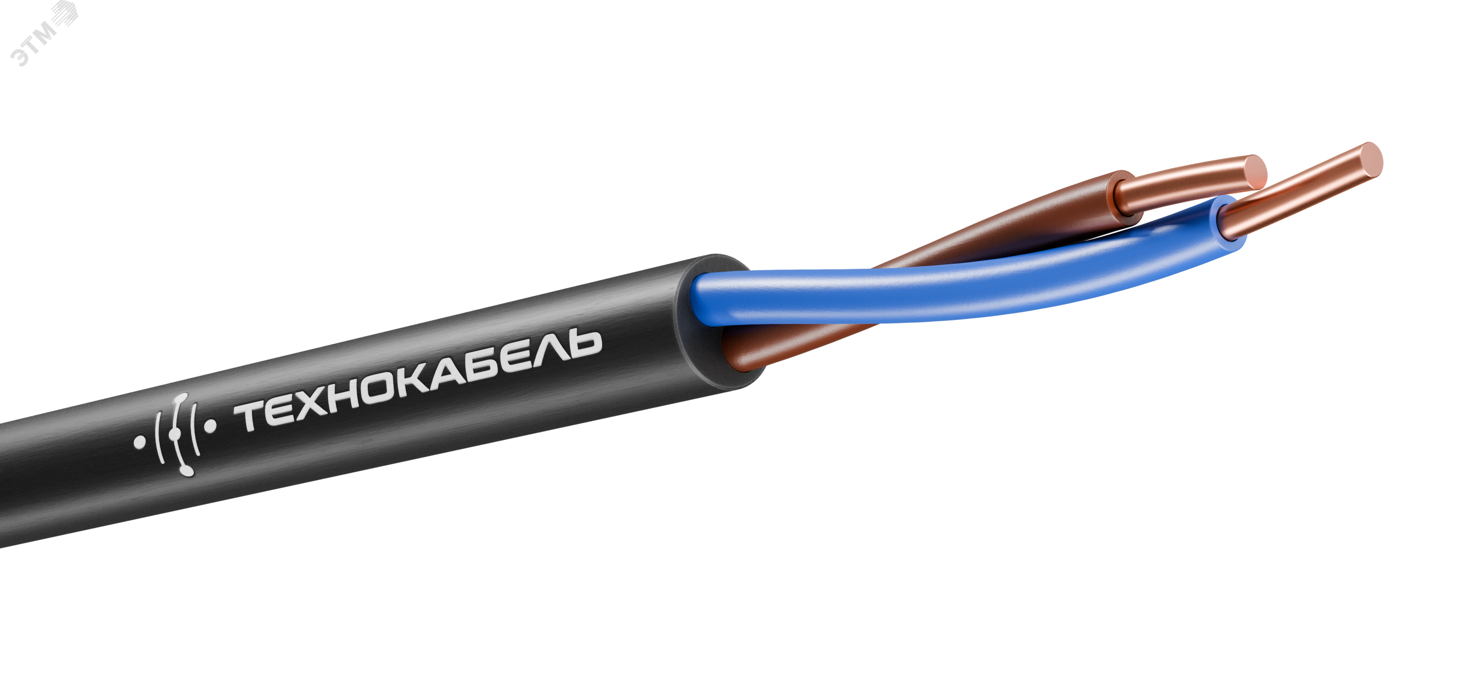 Кабель силовой ВВГнг(А)-LS 2Х1.5 ок(N)-0.660 ТРТС 00-00148500