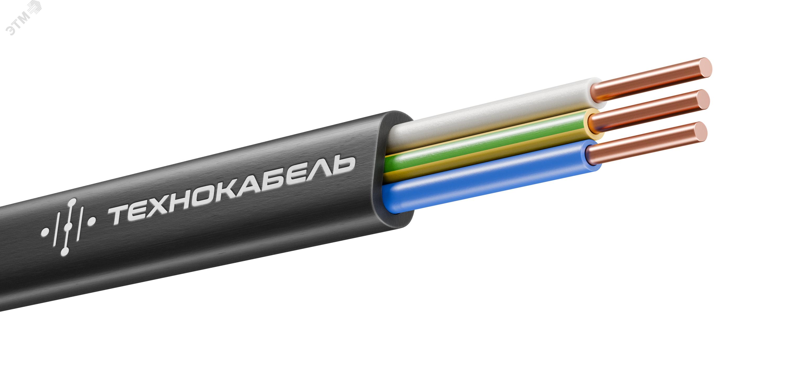 Кабель ВВГ-Пнг(А)-LS 660 В 3Х1,50 ок(N,PE) ТРТС 00-00148490