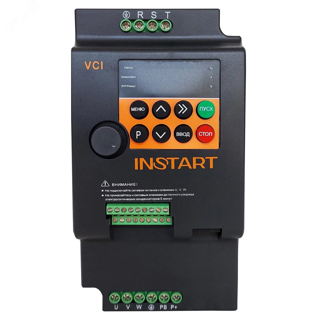 Фото товара Преобразователь частоты 11 кВт, 25А, трехфазный, 380В 15%, 50Гц/60Гц, IP20 00111300