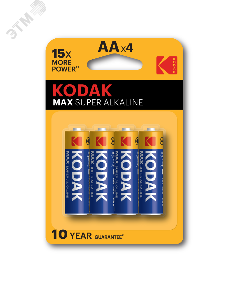 Батарейка MAX LR6-4BL [KAA-4 ] (80/400/17600) СТРОГО КРАТНО 4 шт Б0005120
