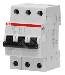 Выключатель автоматический модульный 3п C 40А 6кА SH203 C 40 ABB 2CDS213001R0404
