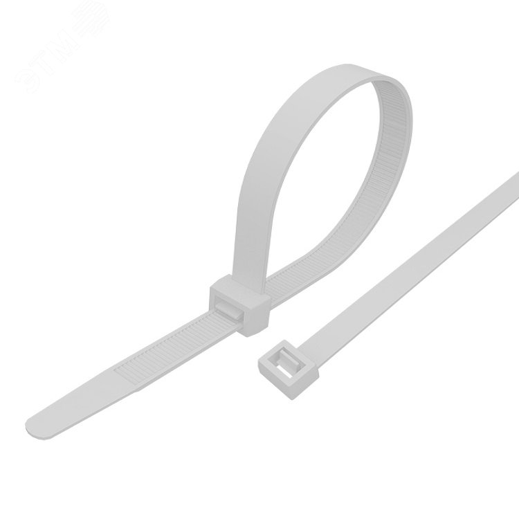 Хомут-стяжка кабельная нейлоновая PROconnect 250x3,6 мм, белая, упаковка 100 шт 57-0250