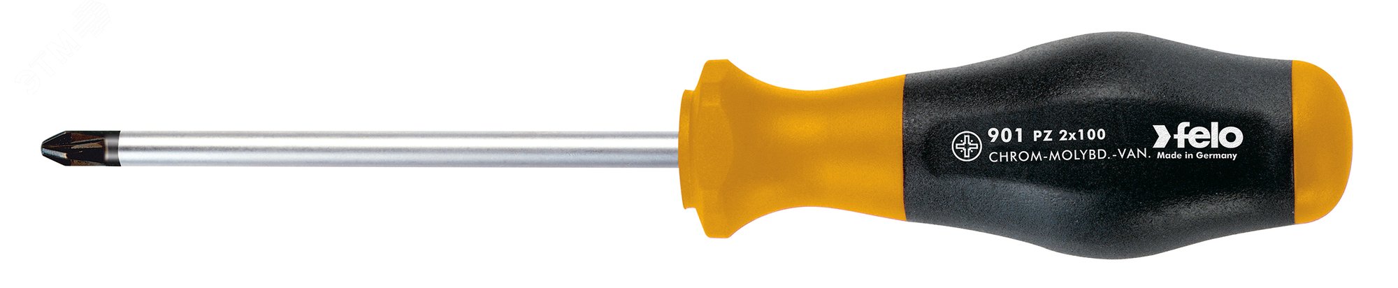 Фото товара Отвертка крестовая PH2х100 Felo 90220310