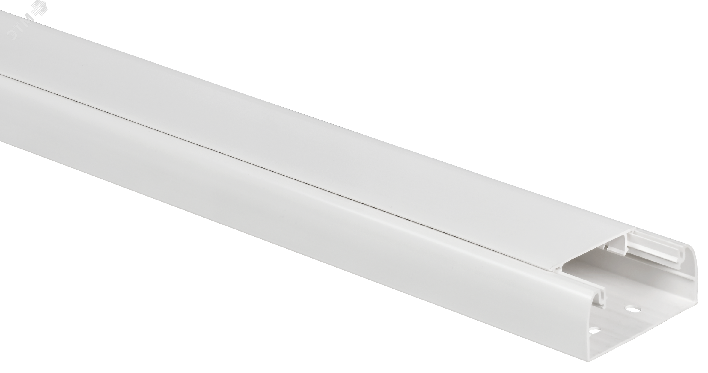 DLP Кабель-канал парапетный 80х50мм с крышкой шириной 65мм белый 010419