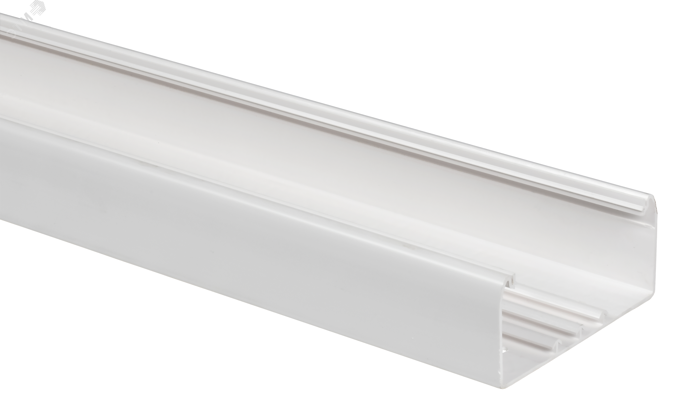 DLP Кабель-канал парапетный 150х65мм без крышки шириной 65мм и без перегородки несущей белый 010433