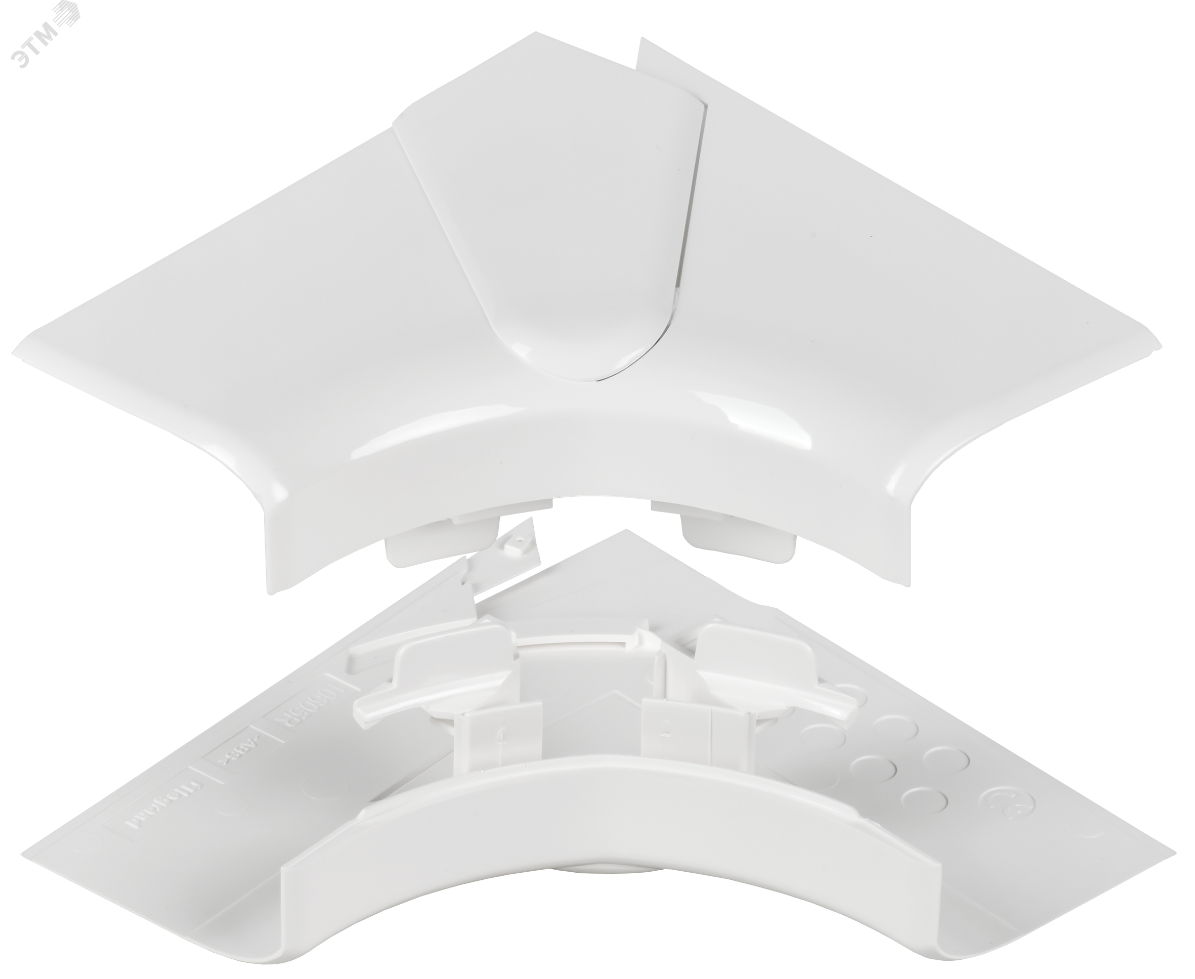 DLP Угол внутренний изменяемый для кабель-канала 105х50мм (80-100град) белый 010605