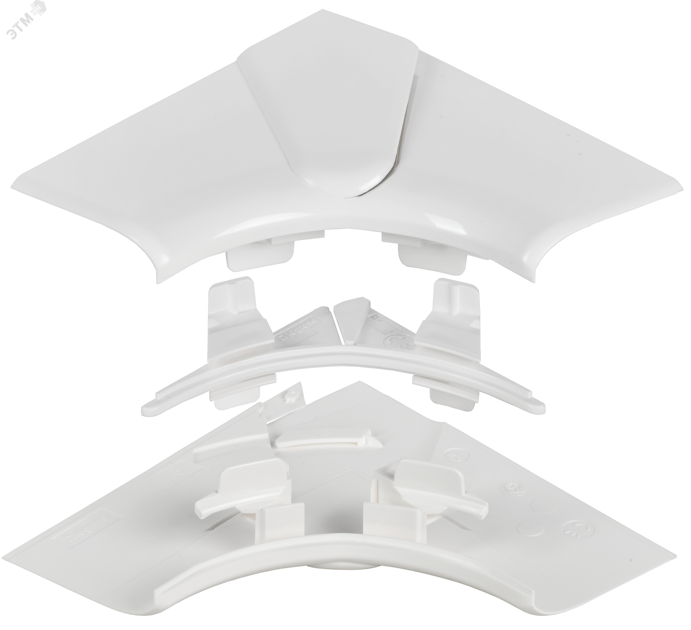 DLP Угол внутренний изменяемый для кабель-канала 150х50мм (80-100град) белый 010606