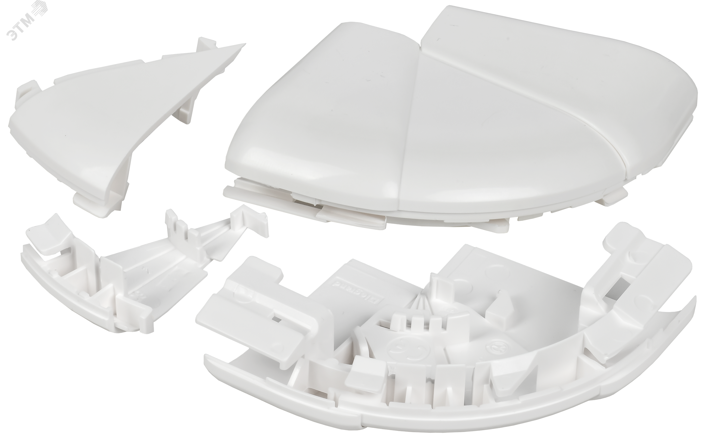 DLP Угол внешний изменяемый для кабель-канала 80х50мм (60-120град) белый 010622