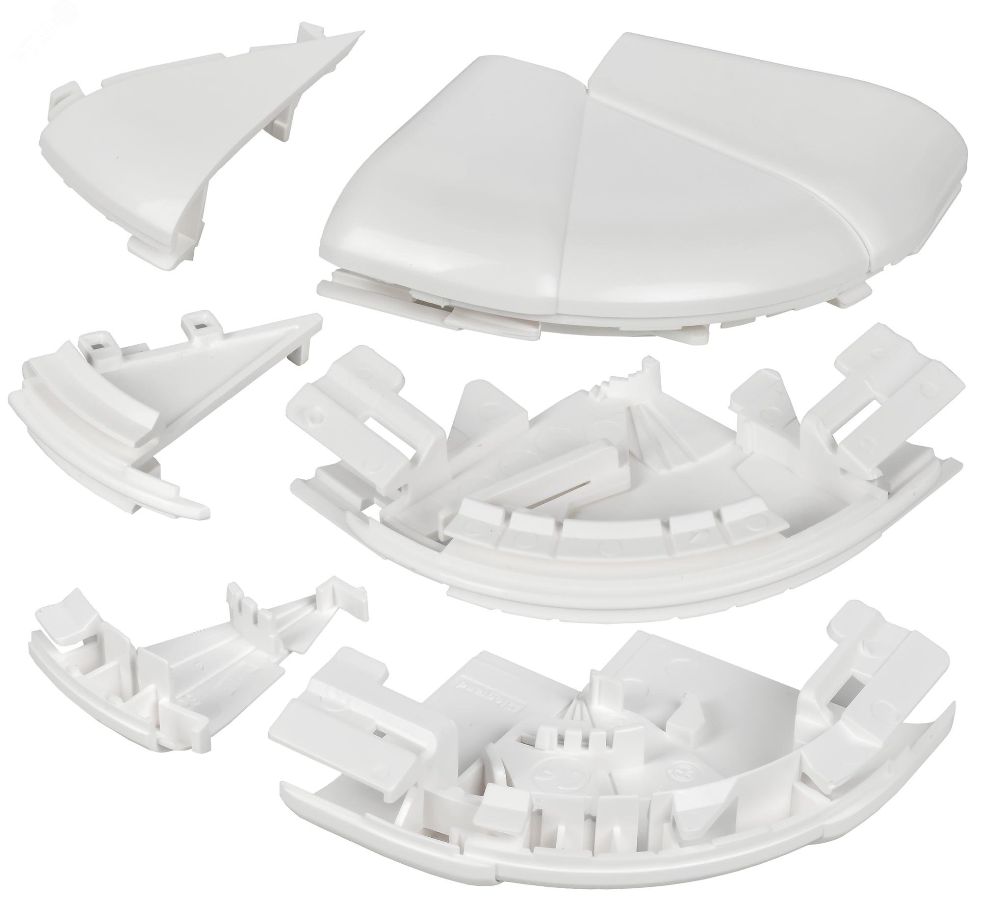 DLP Угол внешний изменяемый для кабель-канала 150х50мм (60-120град) белый 010635