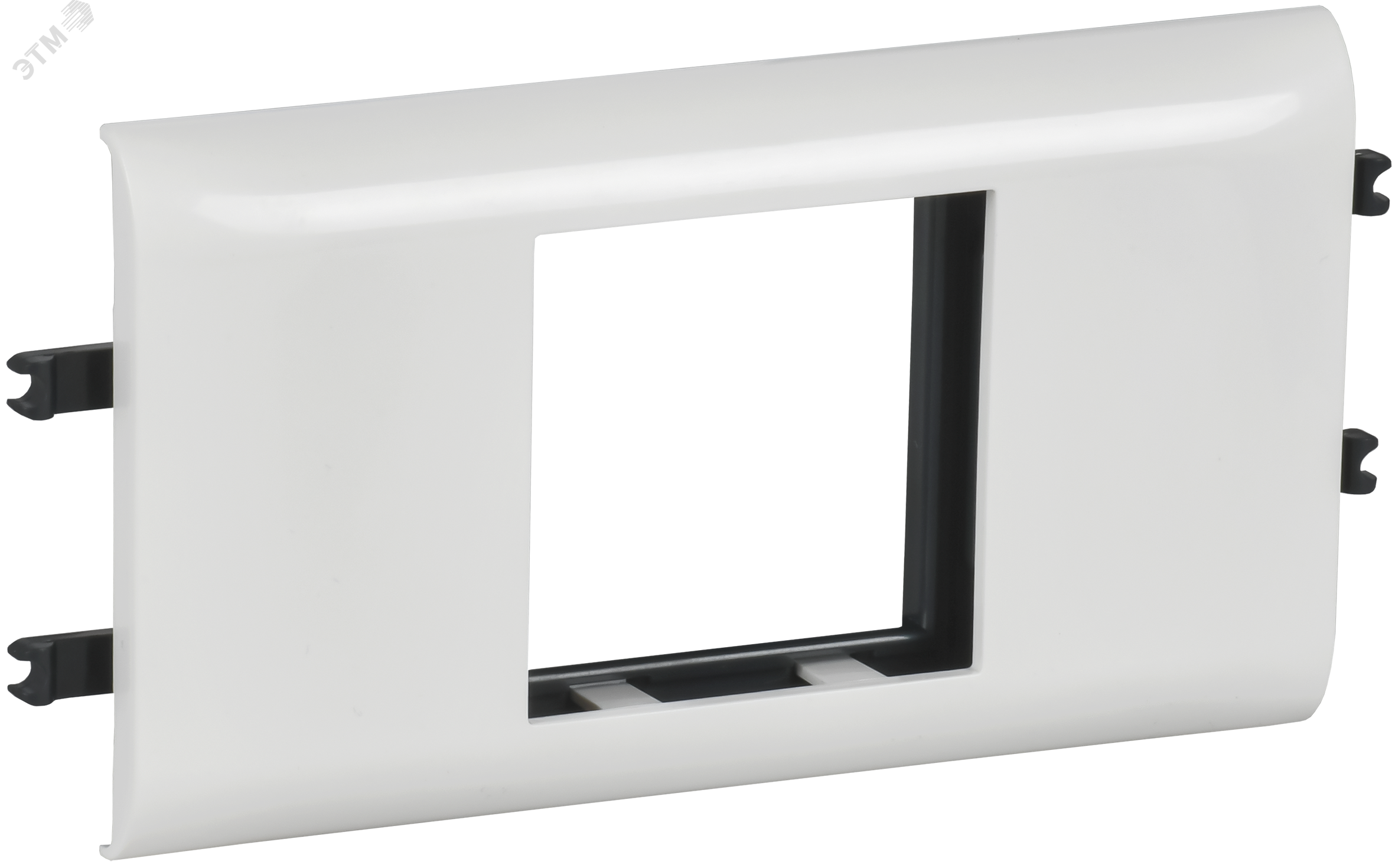 DLP Рамка и суппорт на 2 модуля для кабель-каналов с шириной крышки 65мм белая 010952