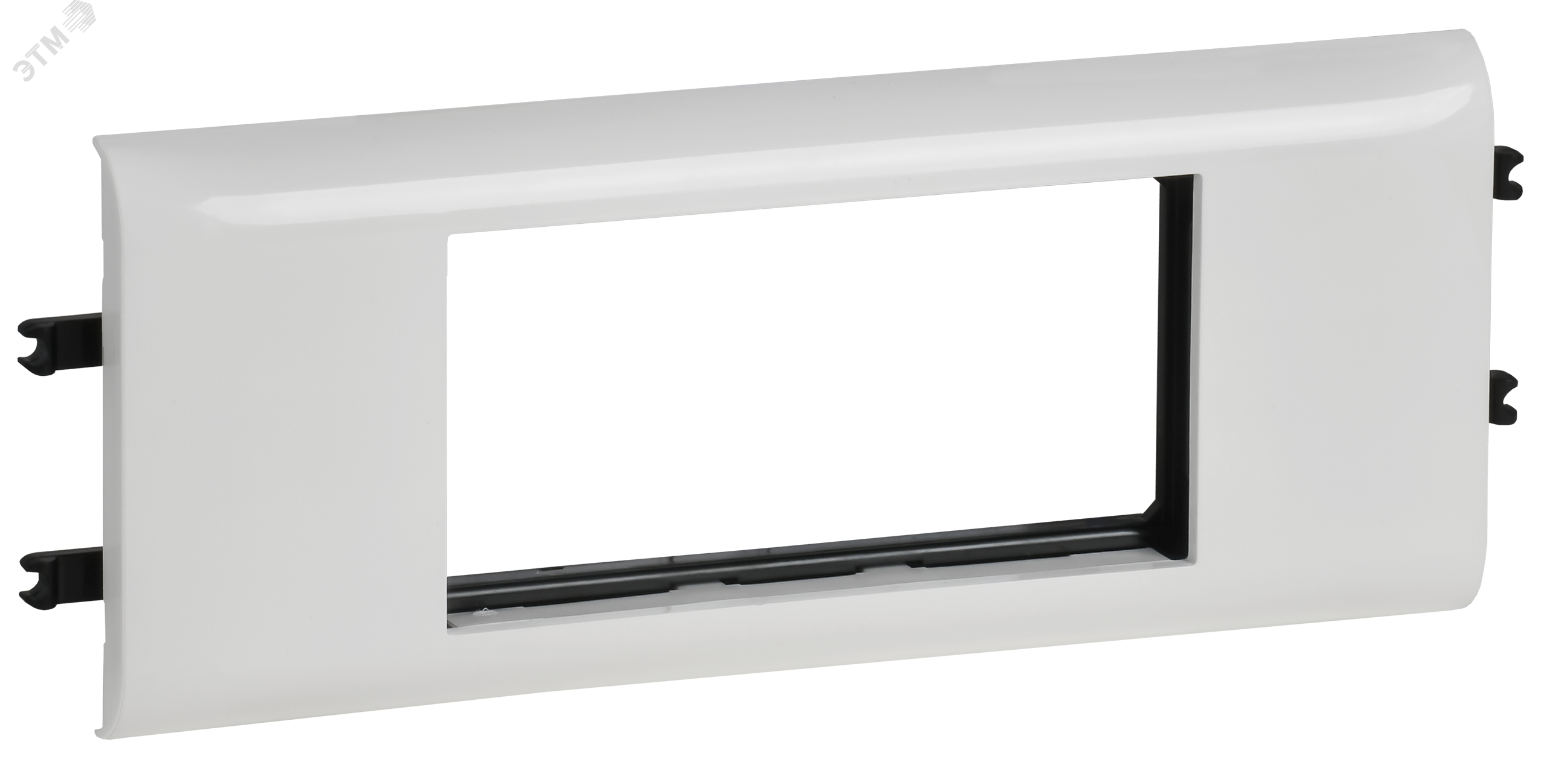 DLP Рамка и суппорт на 4 модуля для кабель-каналов с шириной крышки 65мм белая 010954