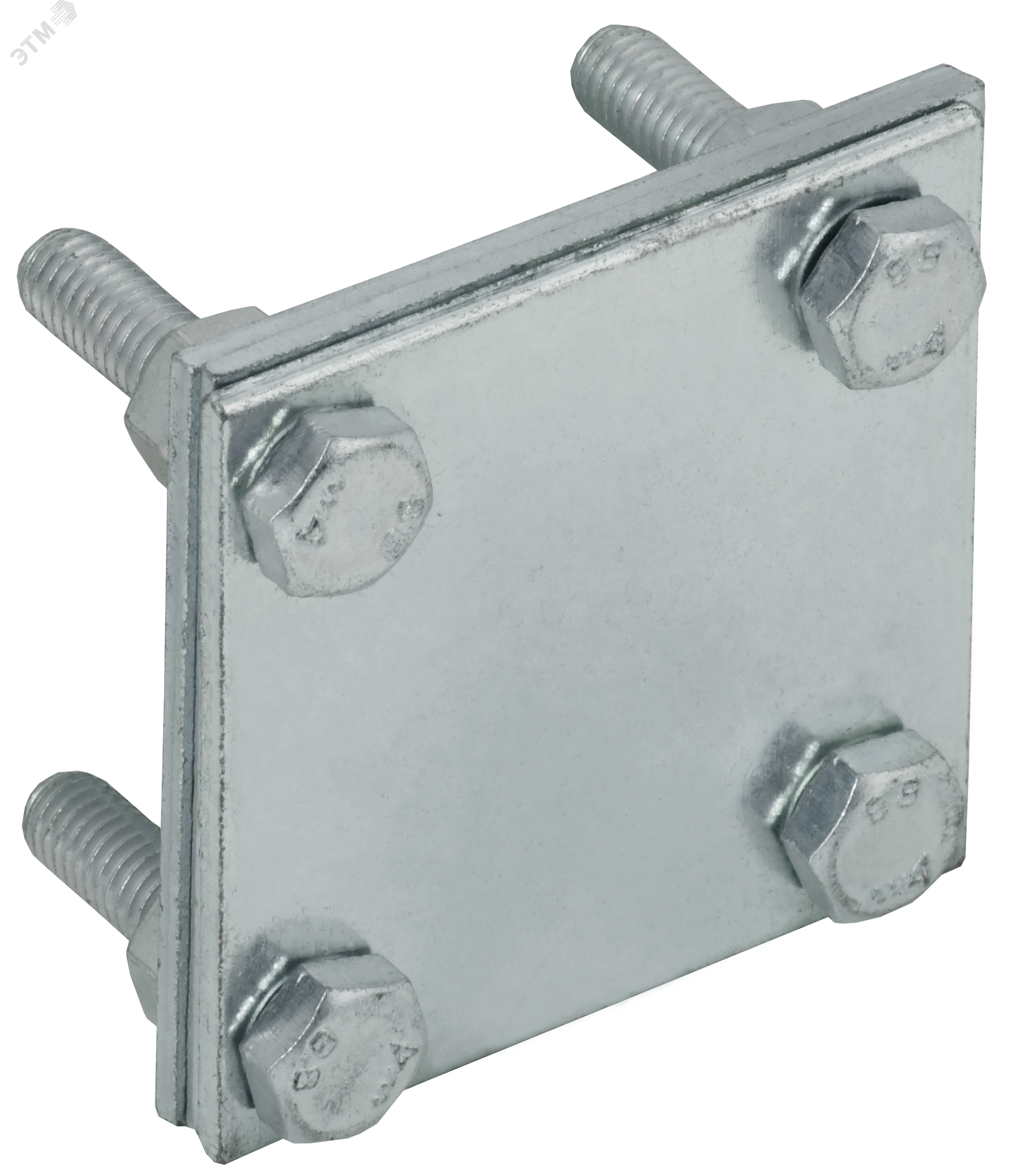 Зажим крестообразный с разделителем полоса-полоса 40мм оцинкованная сталь HDZ IEK ZCC68-14-1-40