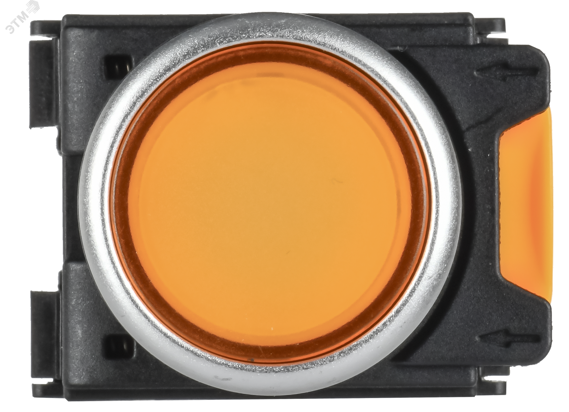 Кнопка с подсветкой d=22мм 1NO+1NC ж-лтая MASTER MI-BT60-11D-3-12-K05