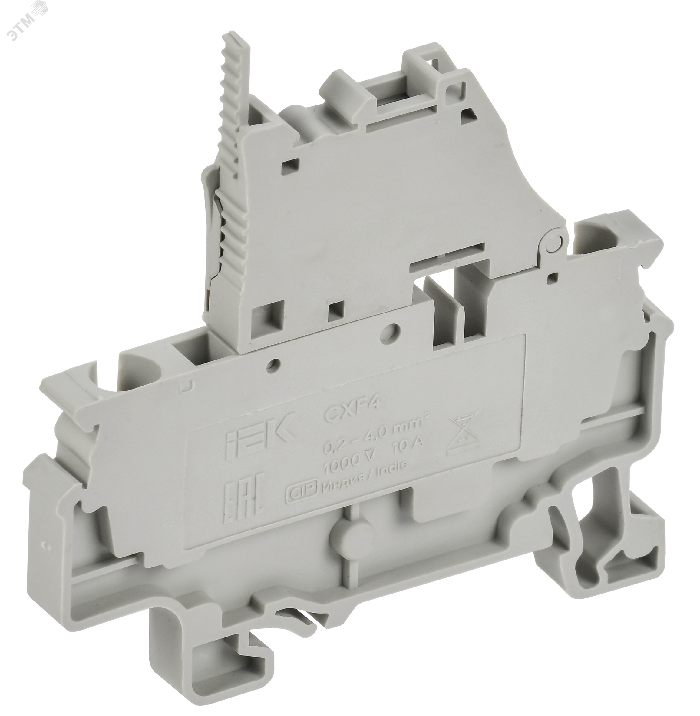 Фото товара ARMAFIX Клемма пружинная с держателем предохранителя CXF4 IEK AF-CT44-00-K03-004