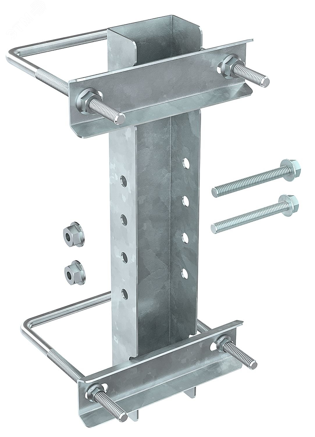 Крепление к опорам огражд. 80-100мм для 1-консоли HDZ CLM50D-CO-100-1-HDZ