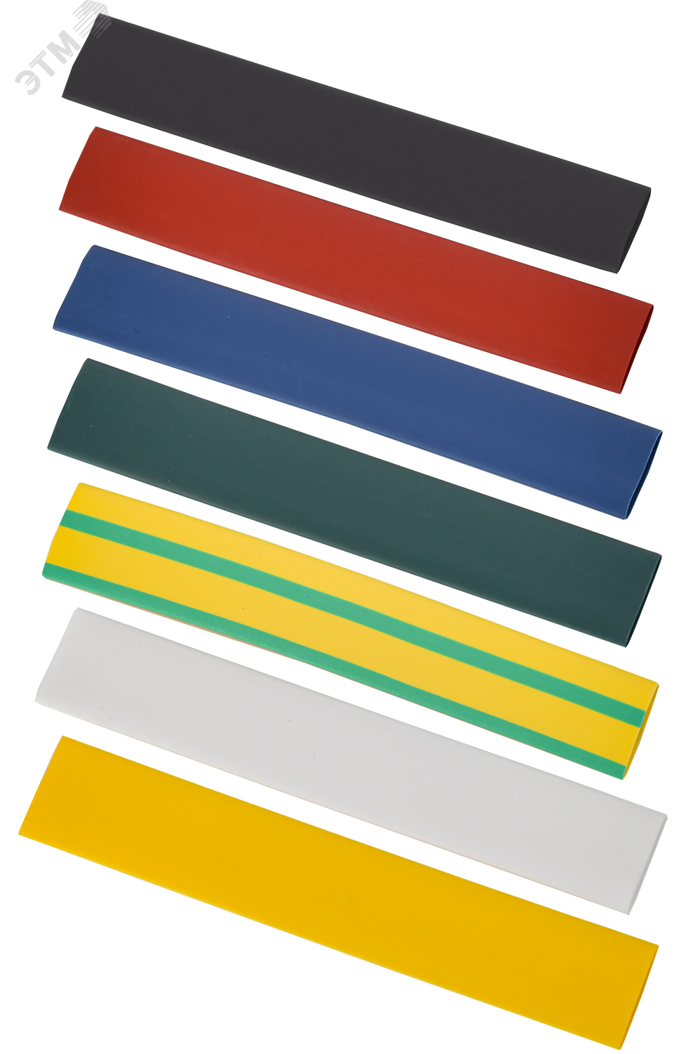 Набор трубок термоусадочных нг-LS 12/6 100мм 7 цветов по 3шт UDR10-012-006-021-S