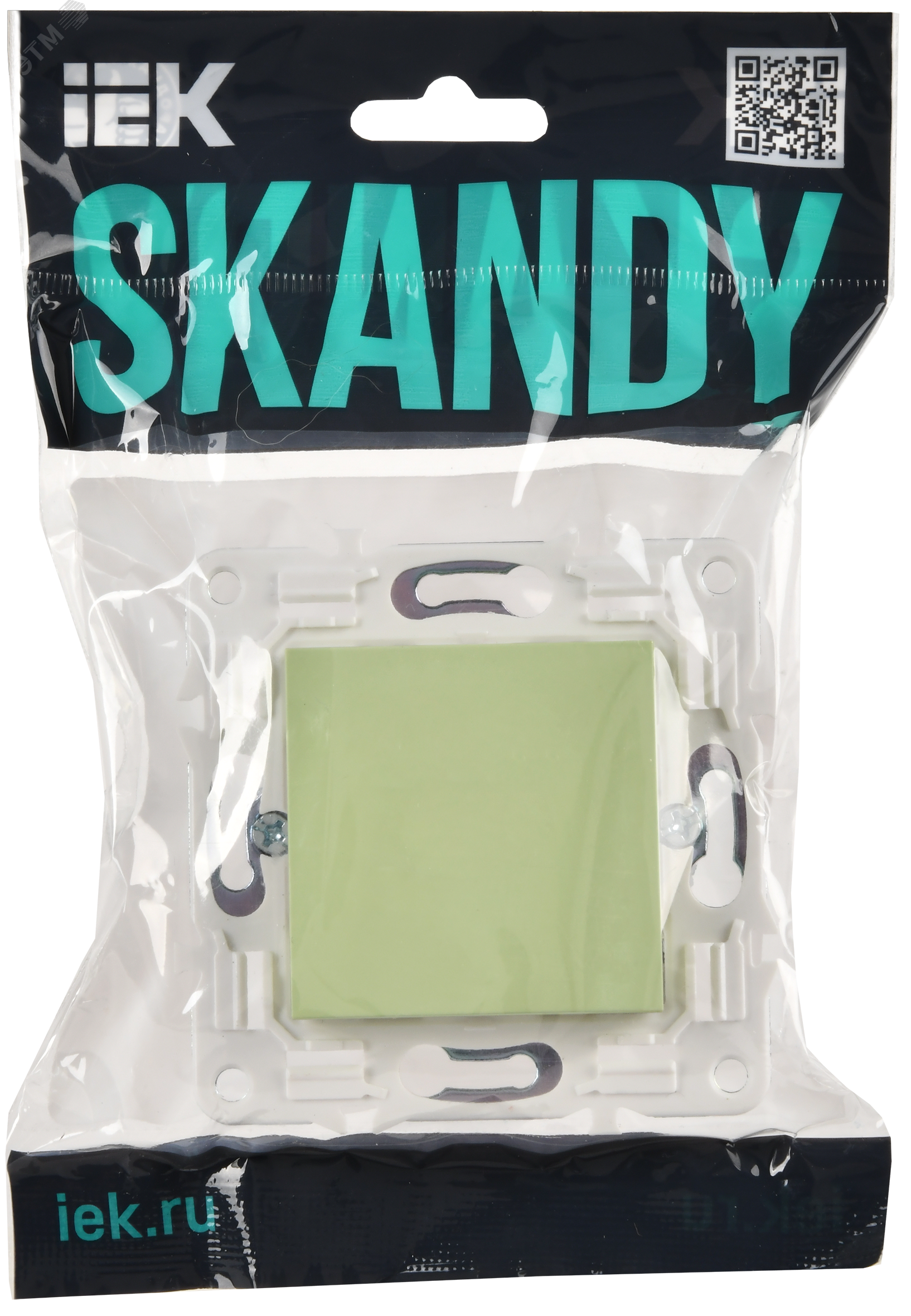 SKANDY Заглушка с суппортом SK-C01G мятный IEK SK-PL10-K06