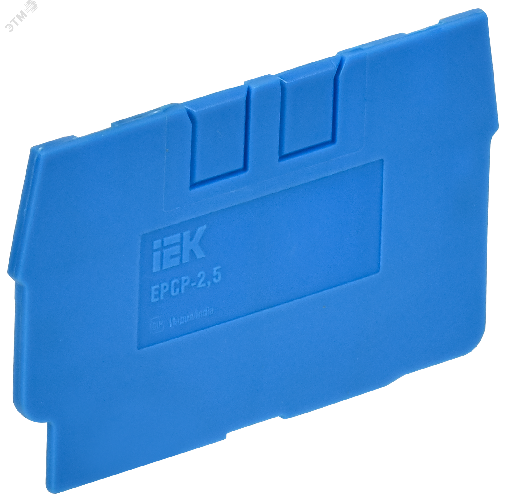 Фото товара ARMAFIX Заглушка для колодки клеммной CP 2,5мм2 синяя IEK AF-CT20-00-K07-002-ZGL