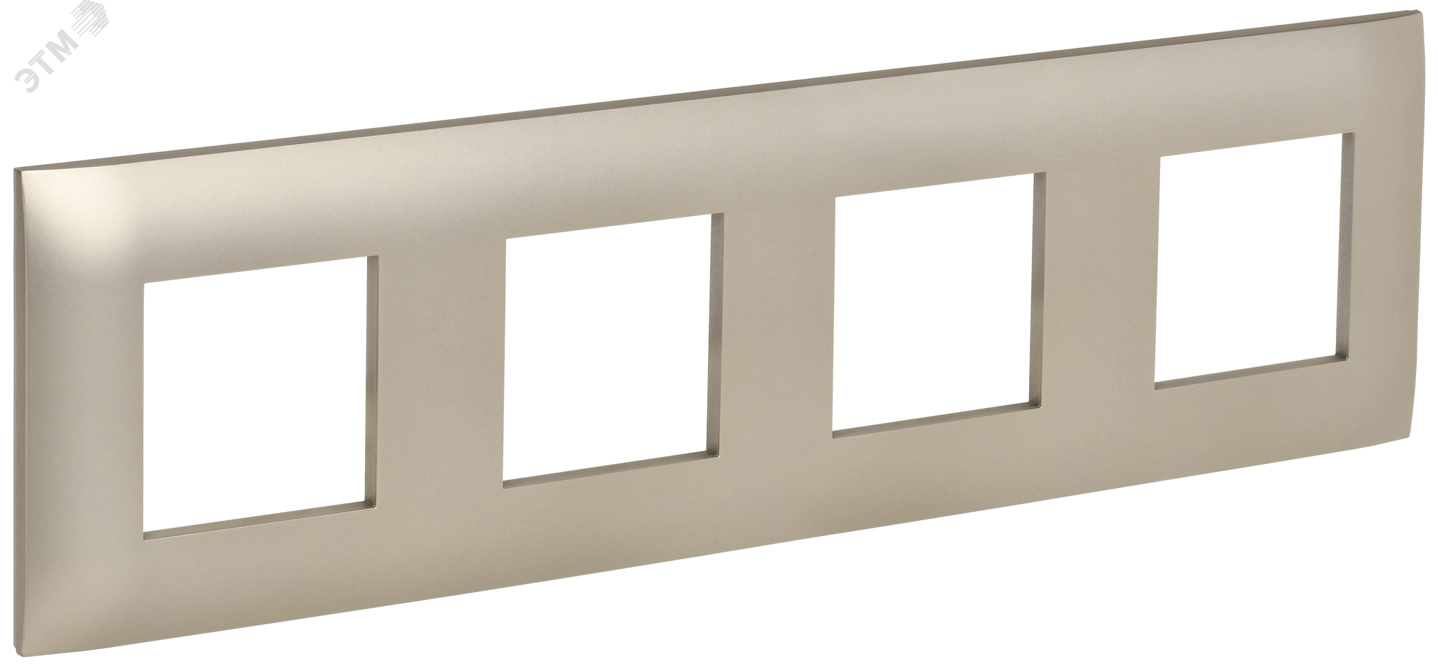 SKANDY Рамка 4-местная SK-F04Sh шампань IEK SK-M42-K37