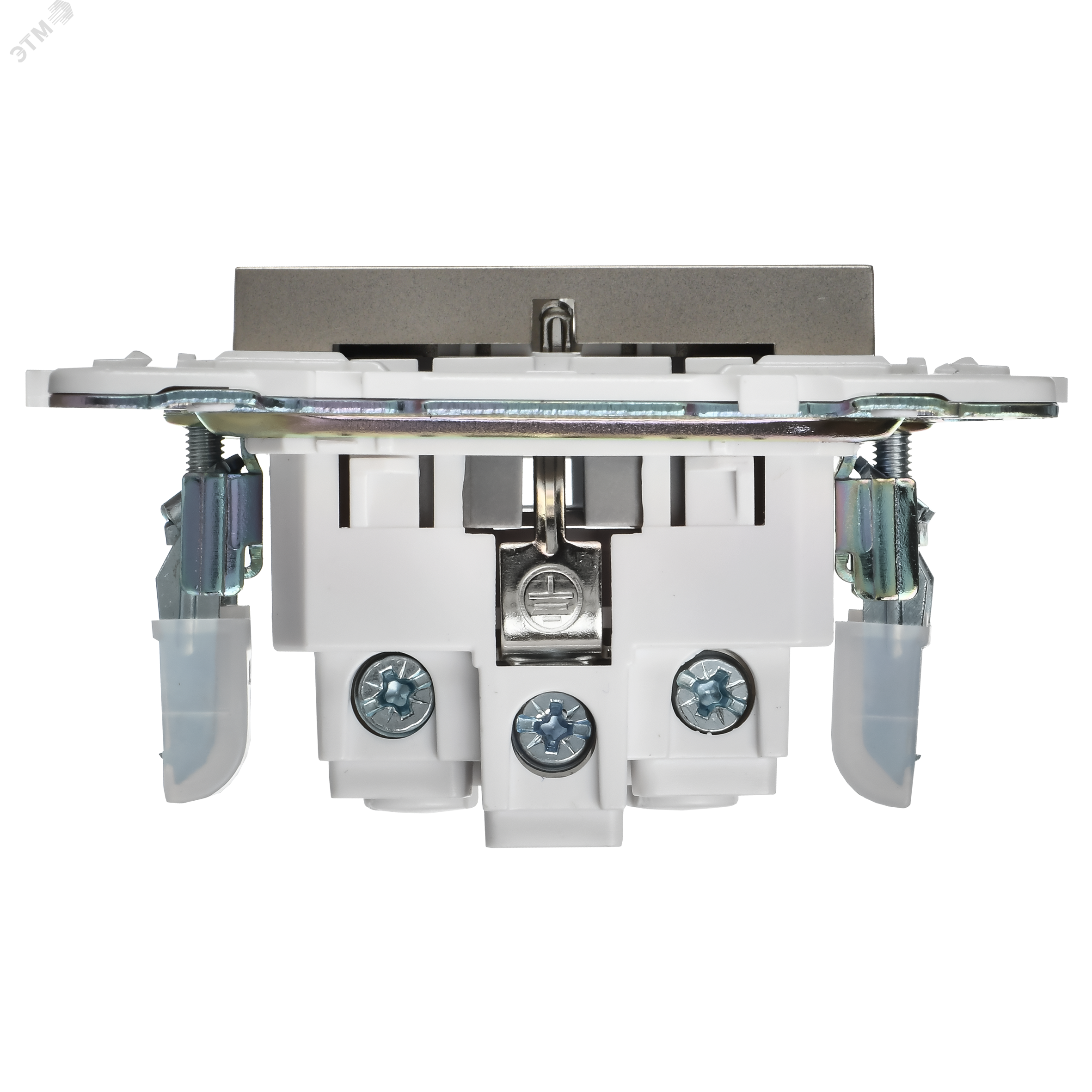 SKANDY Розетка с заземлением без защитных шторок 16А SK-R05Sh шампань IEK SK-R11-16-K37