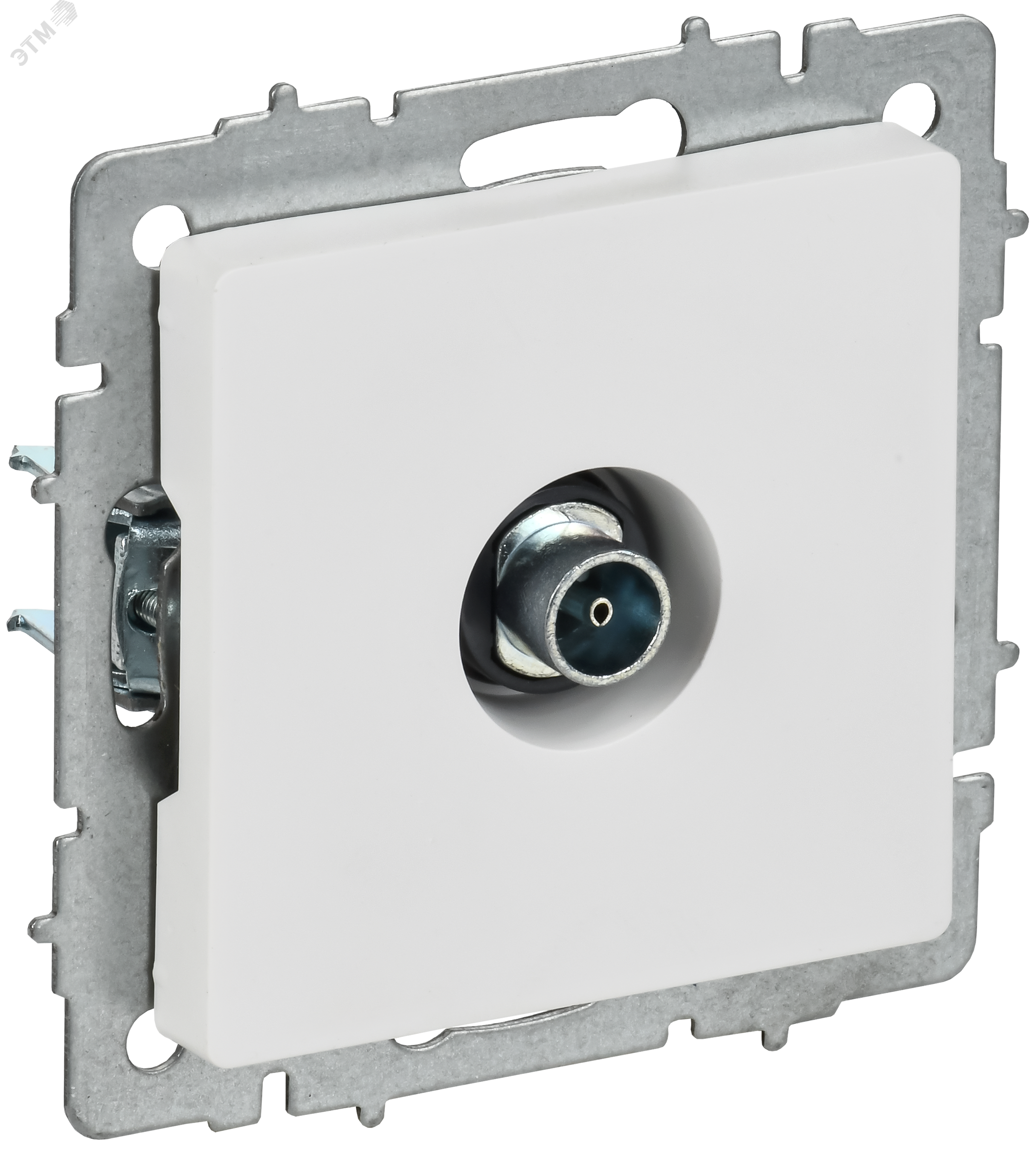 BRITE Розетка TV оконечная РТВ11-0-БрАБ арктический белый IEK BR-A10-O-K91