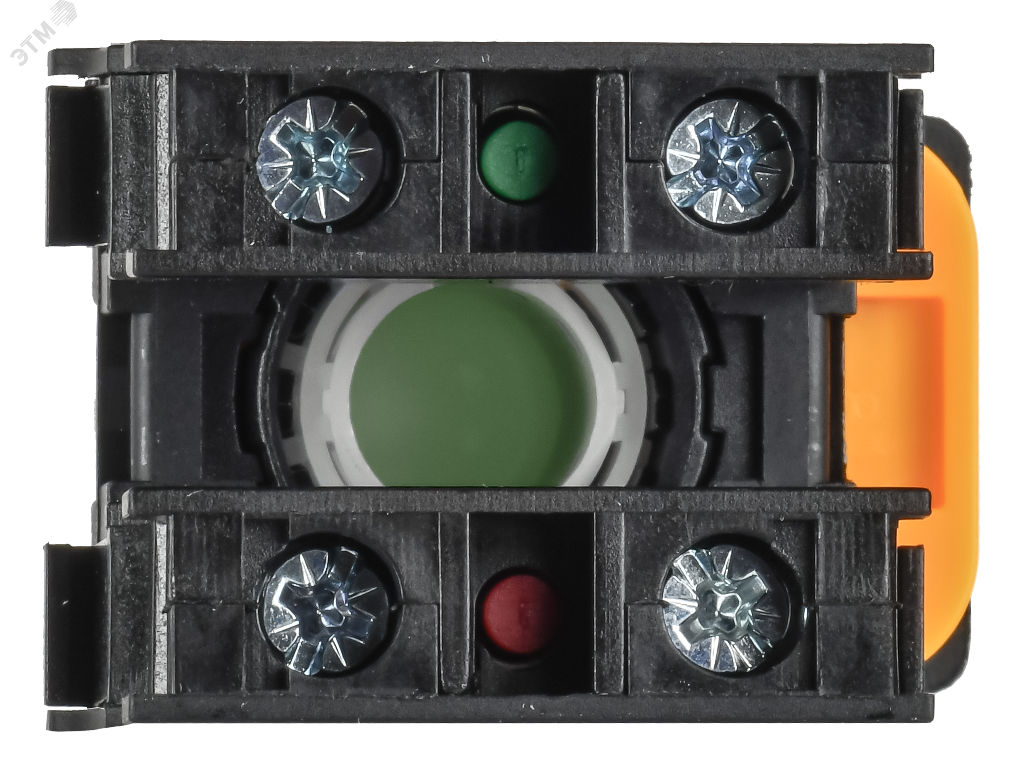 Кнопка с фиксацией d=22мм 1NO+1NC зел-ная MASTER MI-BT60-11T-3-21-K06