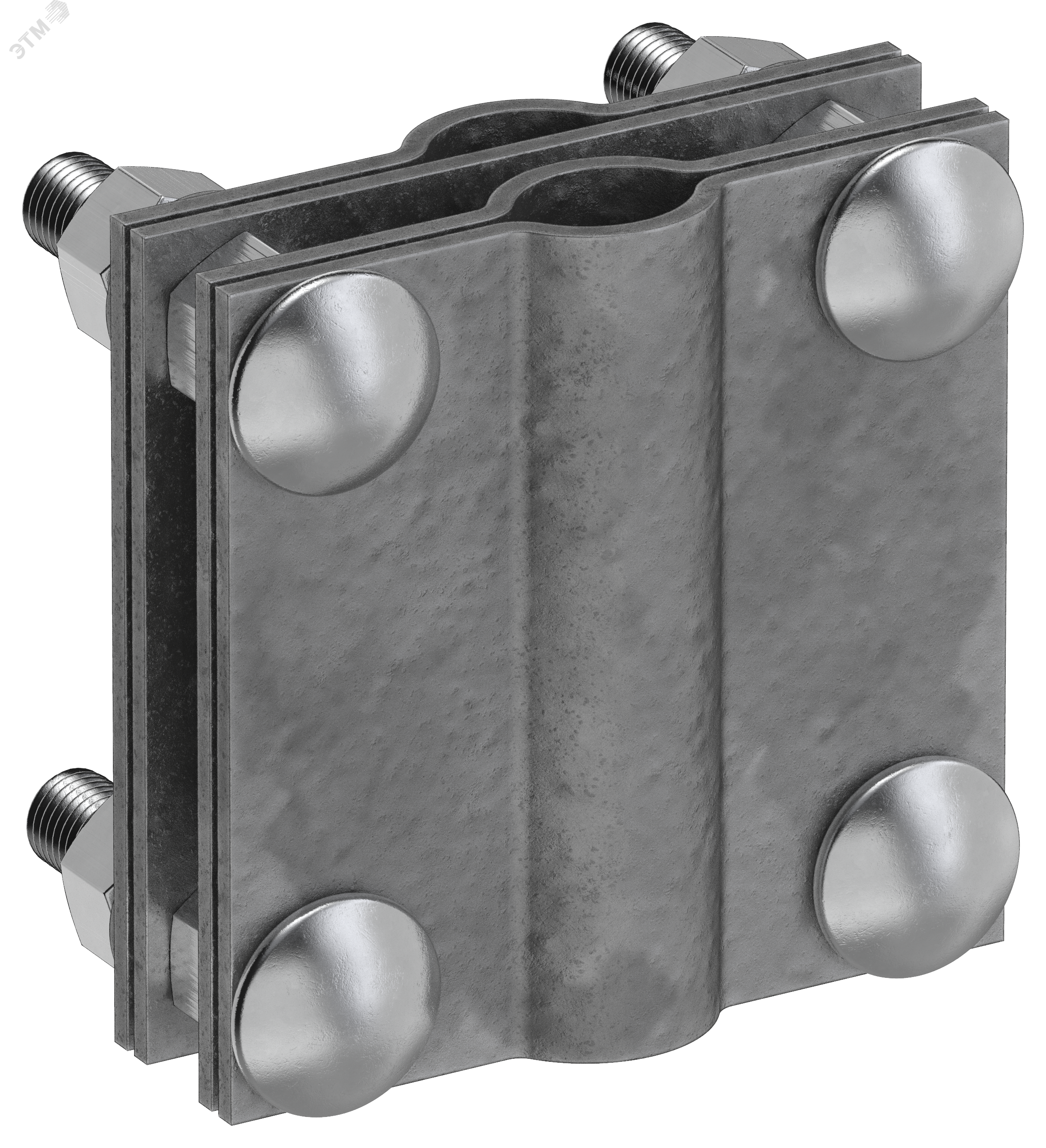 Зажим заземления с разделителем крестообразный стержень-полоса/пруток оцинкованная сталь TD IEK ZGC38-13-1-16-40