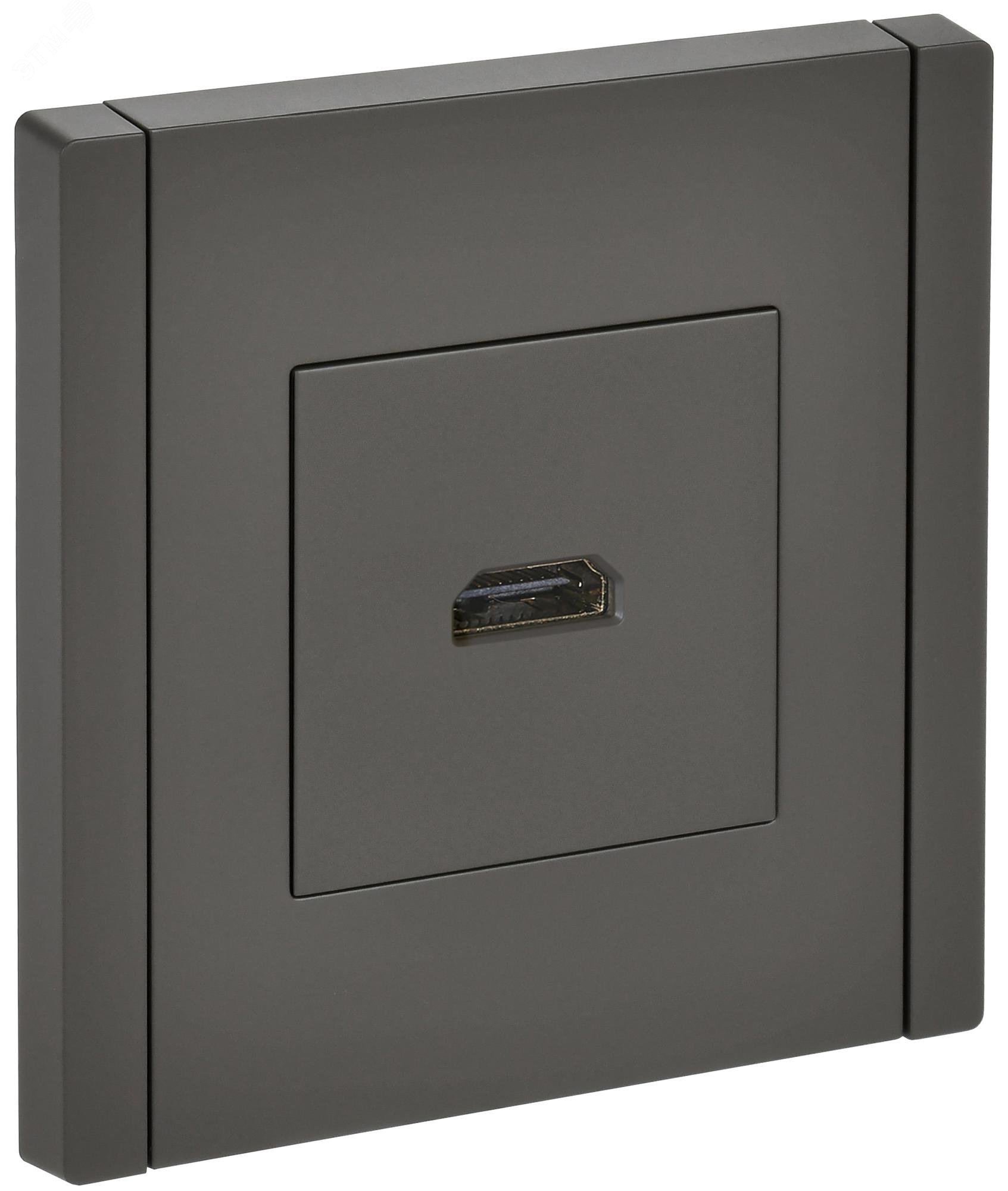 FORTE&PIANO Розетка HDMI FP340 серый IEK FP-H10-K03