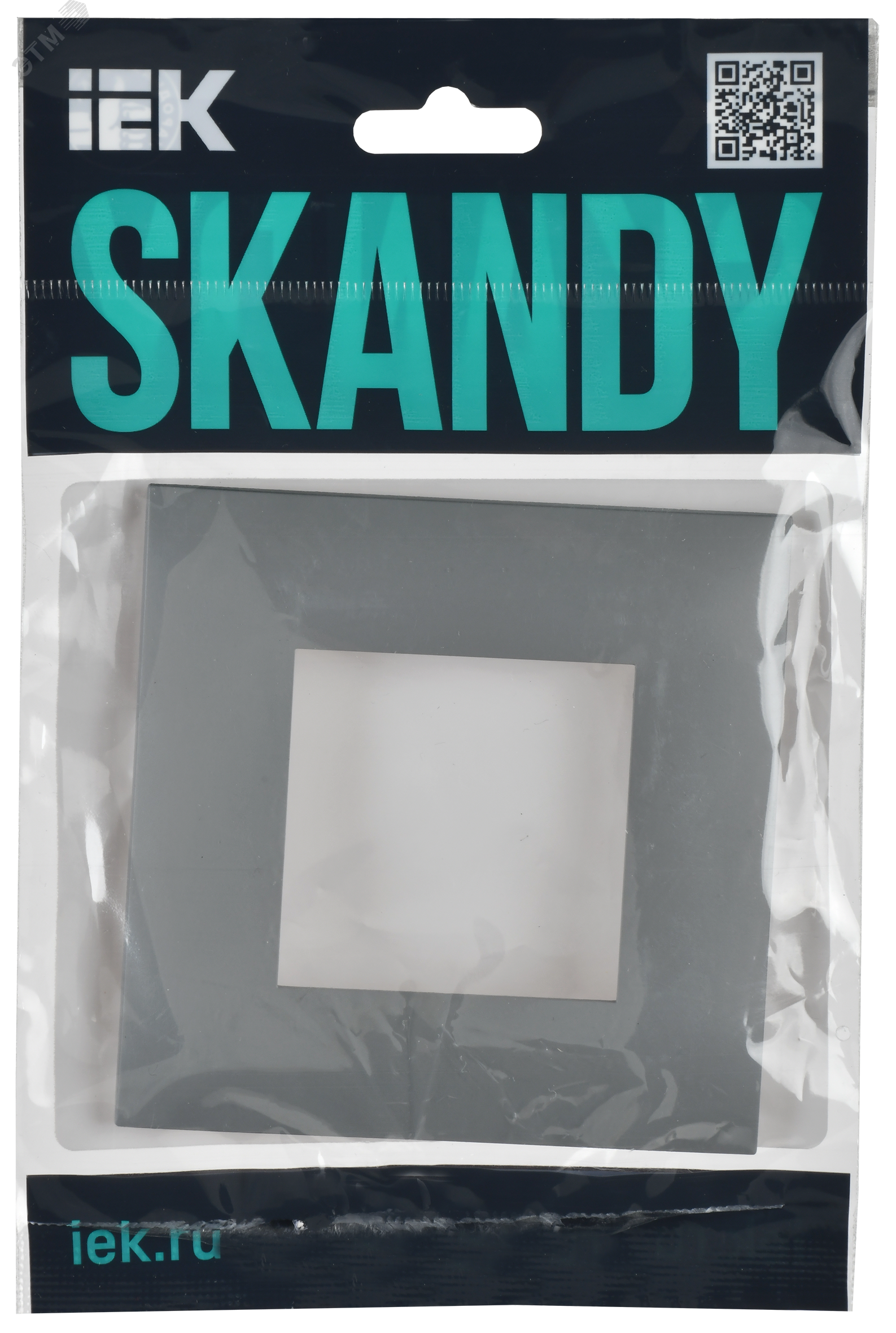SKANDY Рамка 1-местная SK-F01Gr серый IEK SK-M12-K03