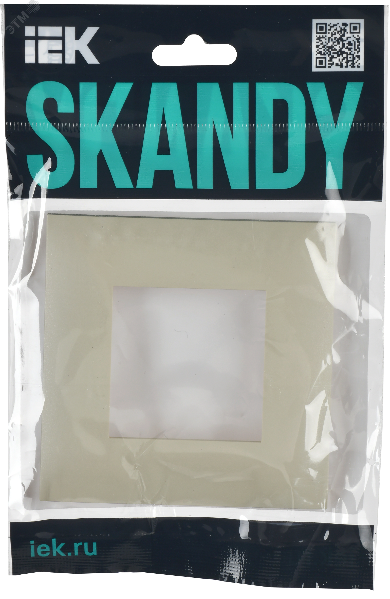SKANDY Рамка 1-местная SK-F01B бежевый IEK SK-M12-K10