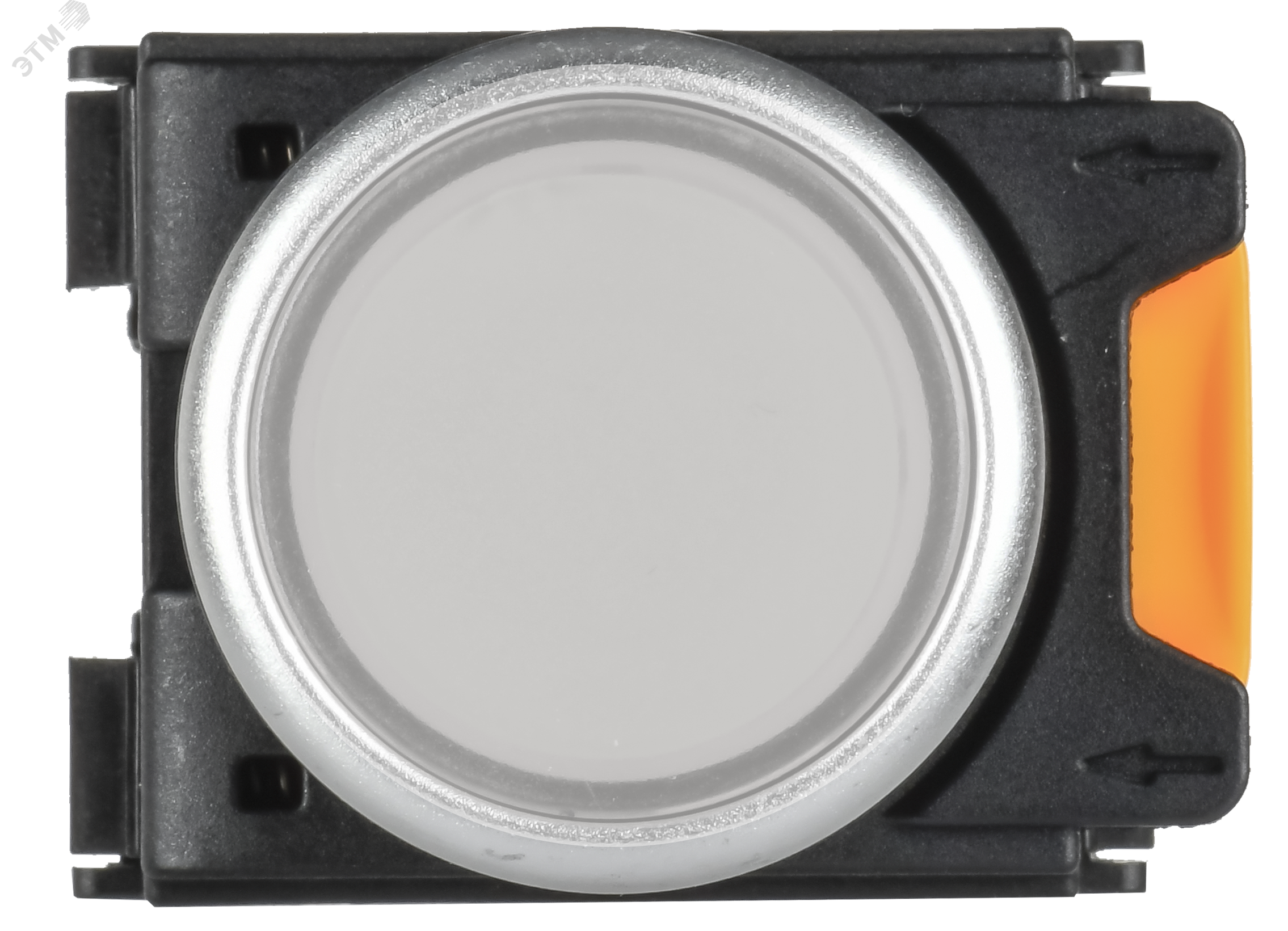 Кнопка с подсвет. и фикс. d=22мм 1NO+1NC белая MASTER MI-BT60-11TD-3-11-K01