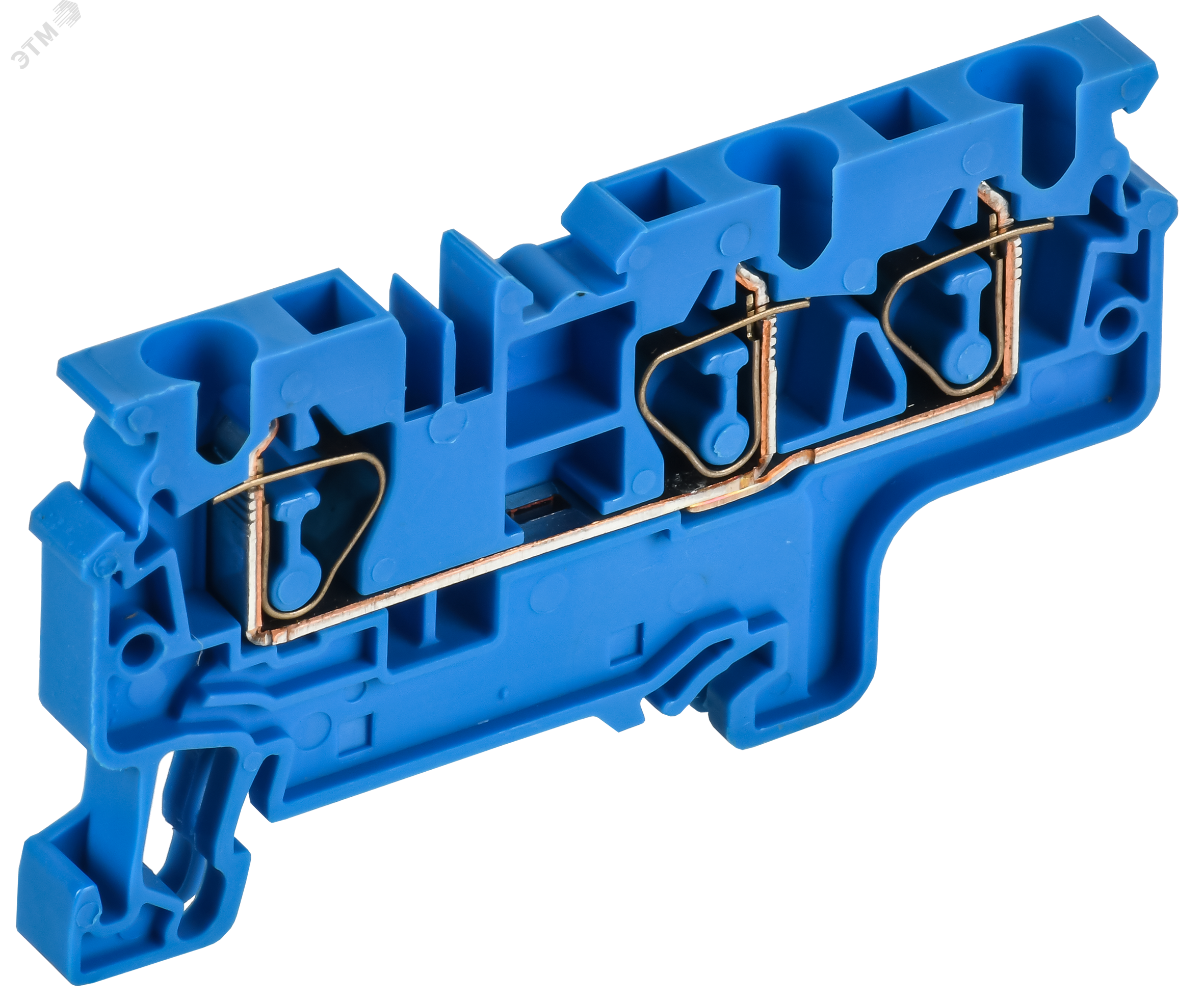 ARMAFIX Клемма пружинная CX4-3 BU 4мм2 трехконтактная синяя IEK AF-CT40-00-3-K07-004
