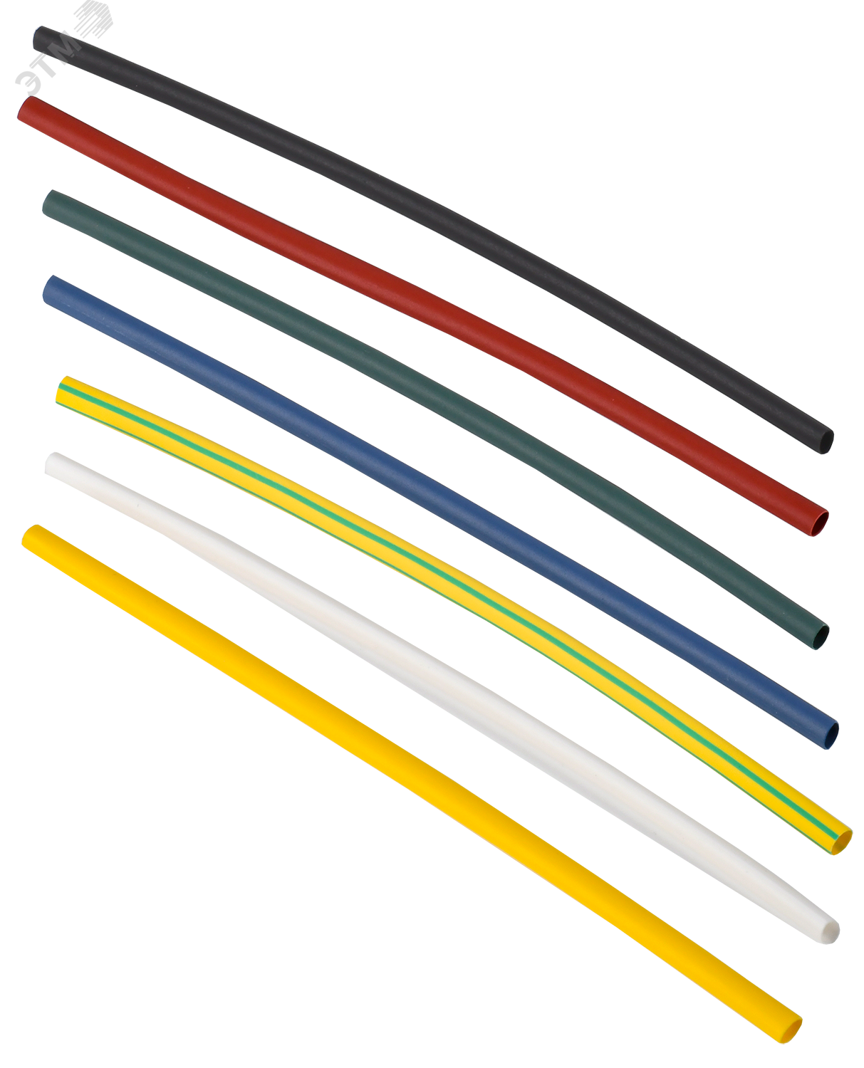 Набор трубок термоусадочных нг-LS 2/1 100мм 7 цветов по 3шт UDR10-002-001-021-S