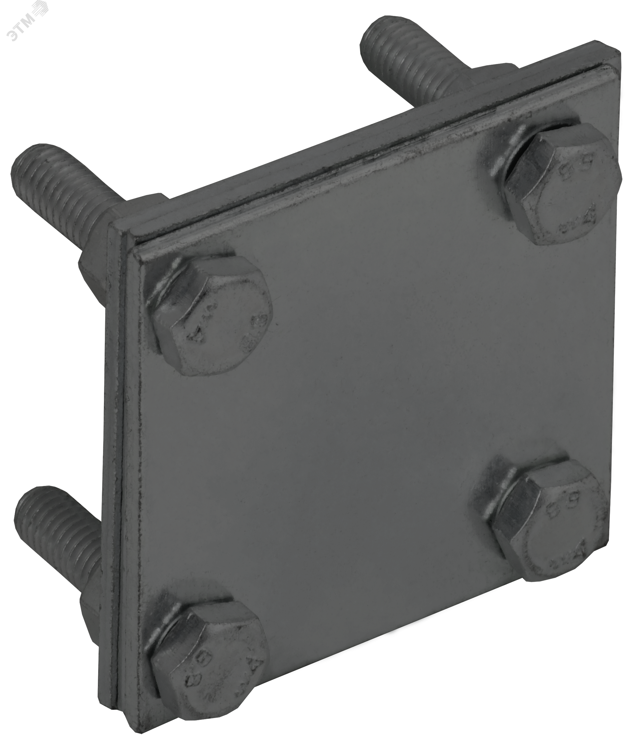 Зажим крестообразный с разделителем полоса-полоса 40мм оцинкованная сталь TD IEK ZCC68-13-1-40