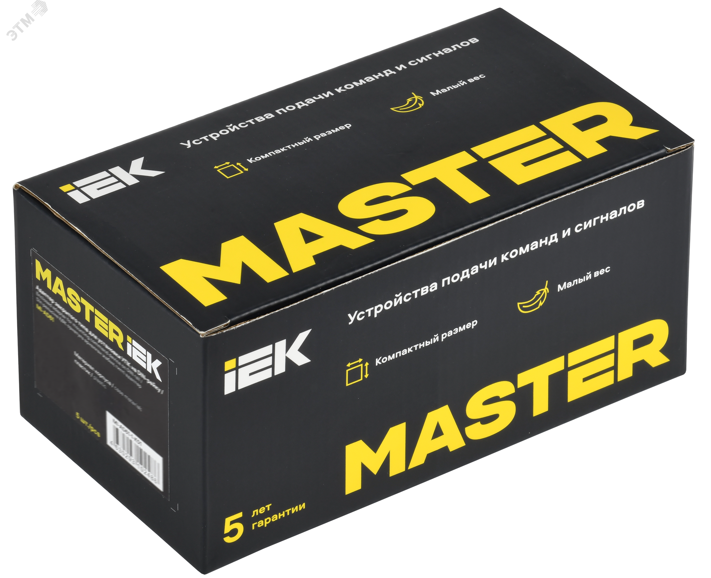 Переключатель с ключом 3 полож. 1NO+1NC ч-рный MASTER IEK MI-SW60-20Y-3-34-3-K02