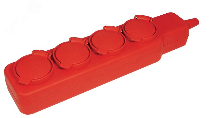 Фото товара Удлинитель У04В 4 места IP44 с/з 5м 3х1мм2 16А/250В WYP10-16-04-05-44-N