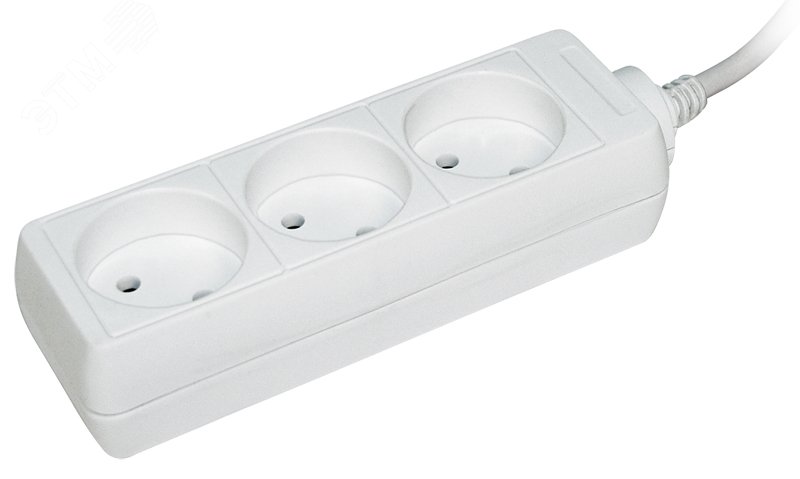 Удлинитель 3х3м без заземл. 10А IP20 У3 2P 250В 2х0.75 WYP10-06-03-03-N