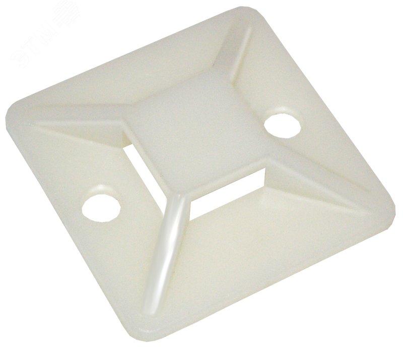 Площадка самокл. 25х25 под хомуты бел. (уп.100шт) UHP30-25-100