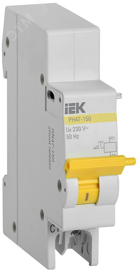 Расцепитель независимый РН47-150 на DIN-рейку для ВА47-150 MVA50D-RN