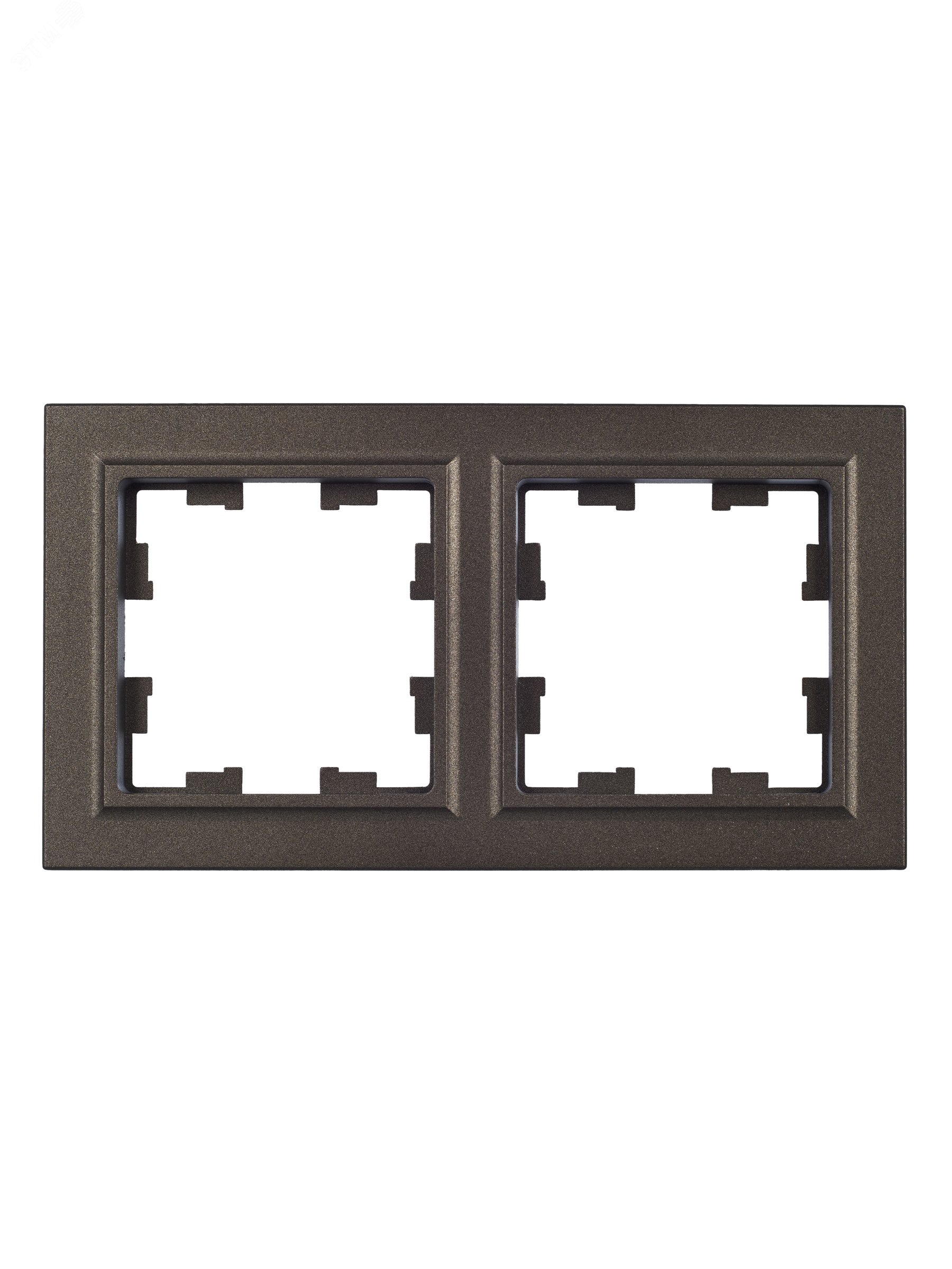 Рамка 2-м BRITE РУ-2-БрТБ бронза BR-M22-K45